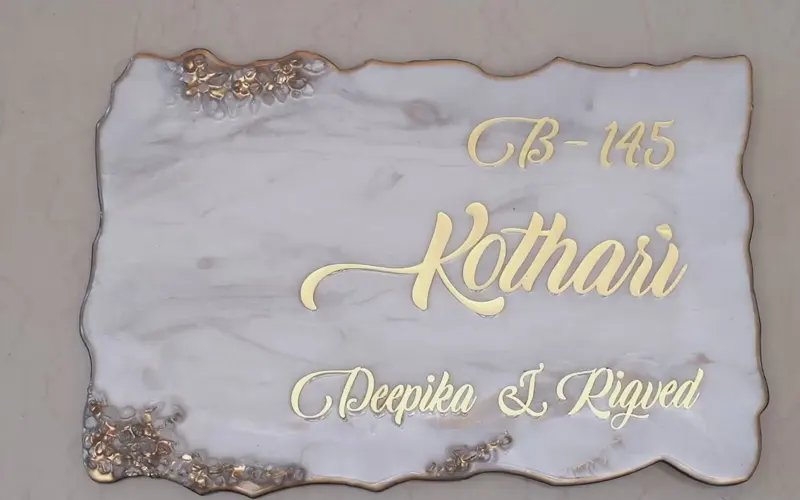 Marble Name Plate